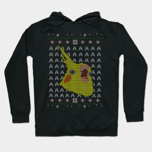 cockatiel screamy christmas sweater Hoodie